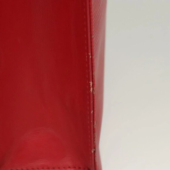LOUIS VUITTON Epi Sac Plat PM Hand Bag Red - Picture 5 of 15